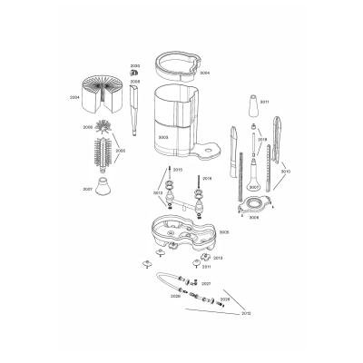 Ventilsstift und O-Ring - lang  Bevi Felix Standard/Premium #2016